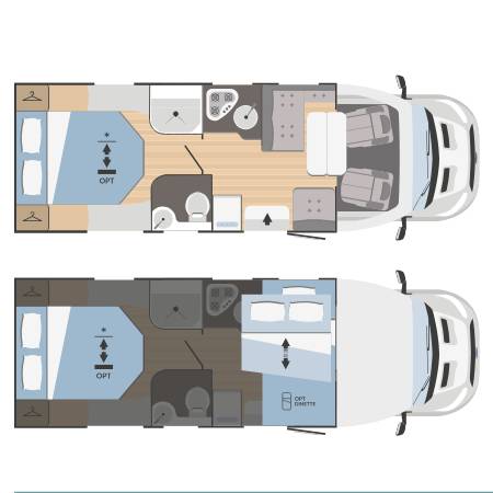 Plano Interior Rimor KILIG 69 plus