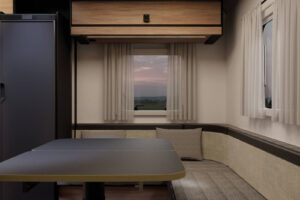Interior de la Rimor Kilig 77 Plus